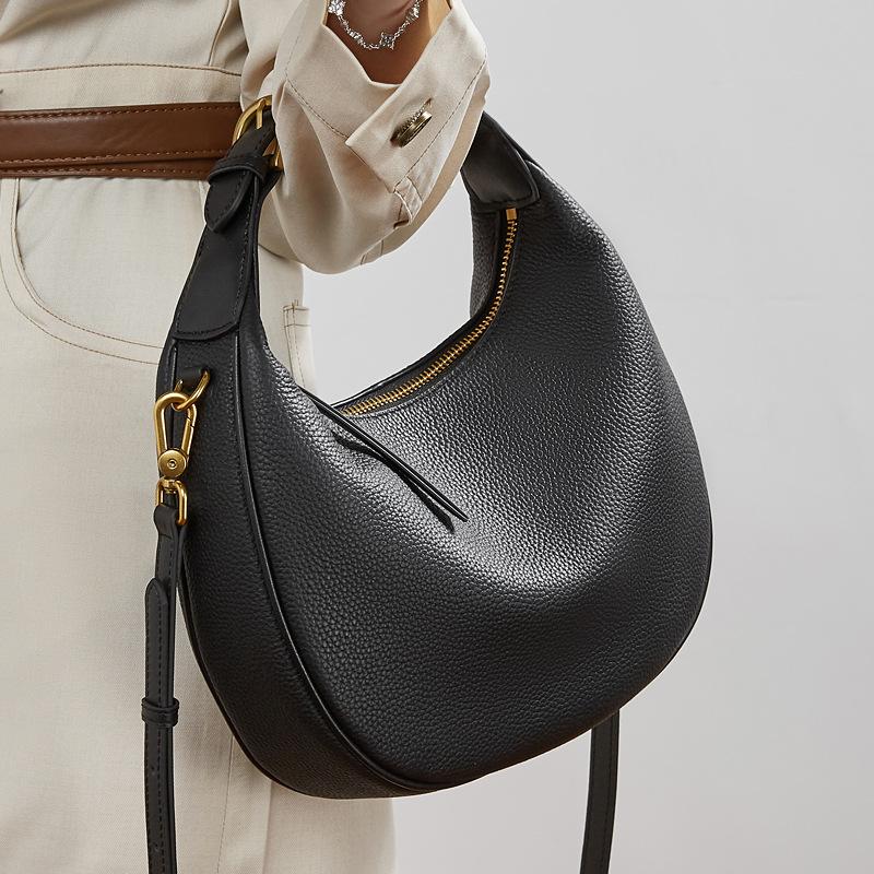 Crossbody Bag, Crescent-shaped Bag, High-end Luxury Large-capacity Handbag