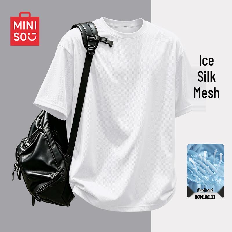 MINISO Men's Ice Silk Short Sleeve T-Shirt
