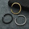 Stainless Steel Braid Steel Wire Opening Bracelet Woven Mesh Bracelet Titanium Steel Jewelry Spot
