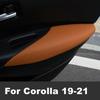 Für Toyota Corolla 12th 2019 2020 2021 4 teile/los Auto Innen Tür Griff leder Panel Abdeckung Fall Schutz