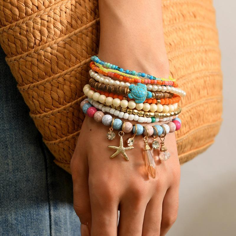 Support - Hot Sale Zinc Alloy Accessories 6-piece Set Bracelet Bracelet 11