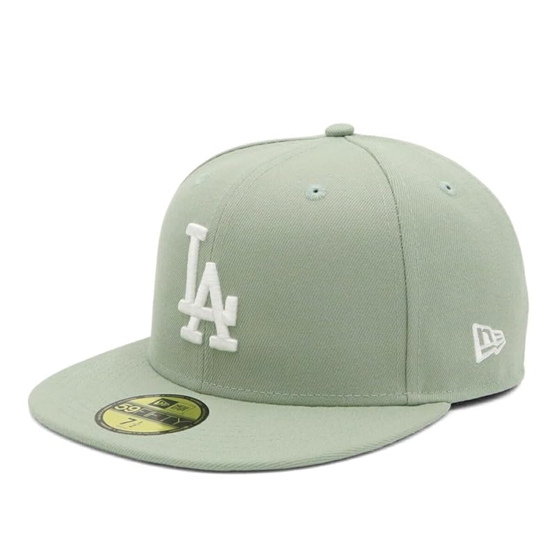 

[New Era] flat visor cap MLB Dodgers LA Everest Green 7 5950 LOSDOD