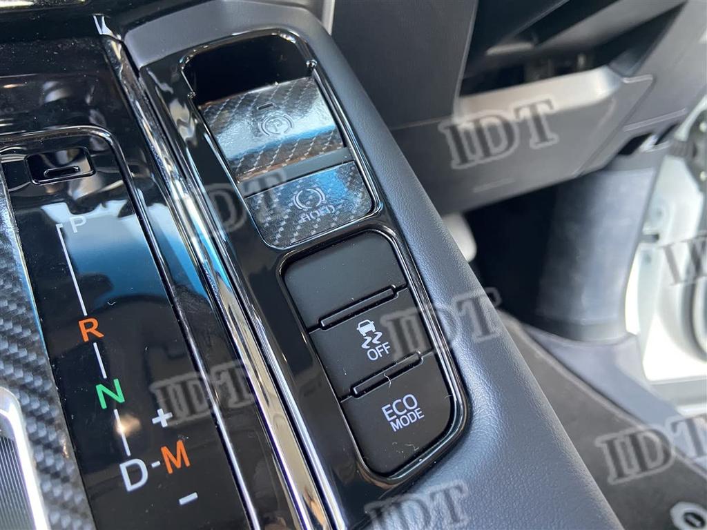 IDT 30 Series Alphard Vellfire Parking Switch Cover Trim Piano Black Interior Panel Interior Customized Parts (Parking Switch Piano Black)