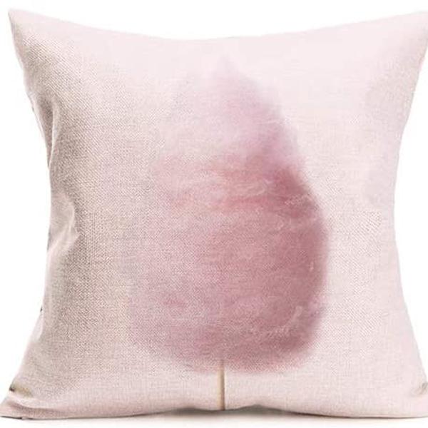 Popular Green Plant Linen Pillowcase Modern Simple Home Sofa Living Room Pillow Cushion