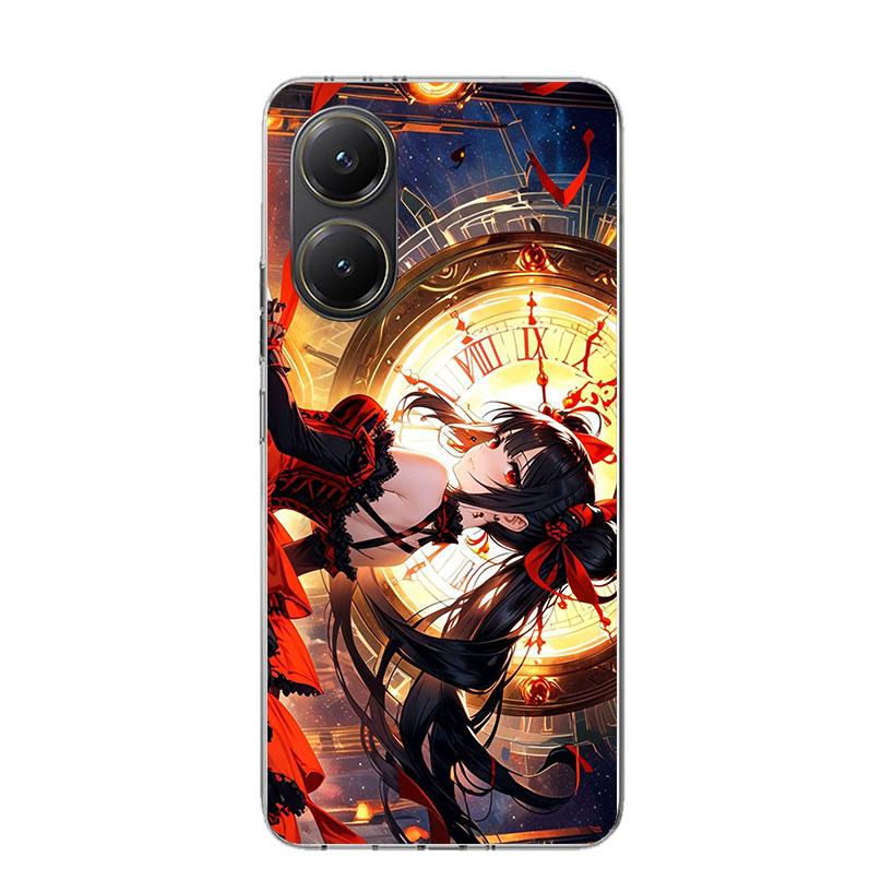 Date A Live Tokisaki Kurumi Phone Case For Xiaomi Poco X7 X6 X5 Pro F7 Ultra Redmi 15C 15 13 13C 12 12C 10 10A 10C 9 9A 9C 9T Co