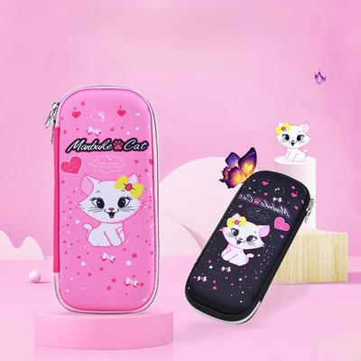 Bafini Waterproof Cartoon Pencil Case for Girls - Creative Stationery Bag for Kindergarten & Elementary Students