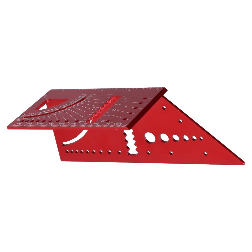 6.6 Inch Size 3D Multi-Angle Measuring Ruler T-Type Carpenter Square  Woodworking and Engineering