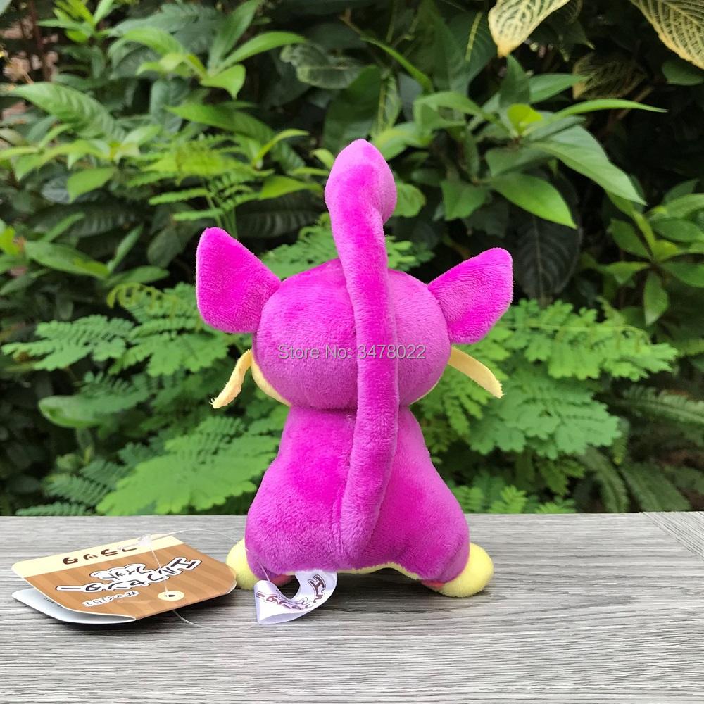 12Cm Fluffy Cuddly Great Beautiful  Fit Rattata Plushy Charming Padded Figures Animated Toon Huggable Toy Present