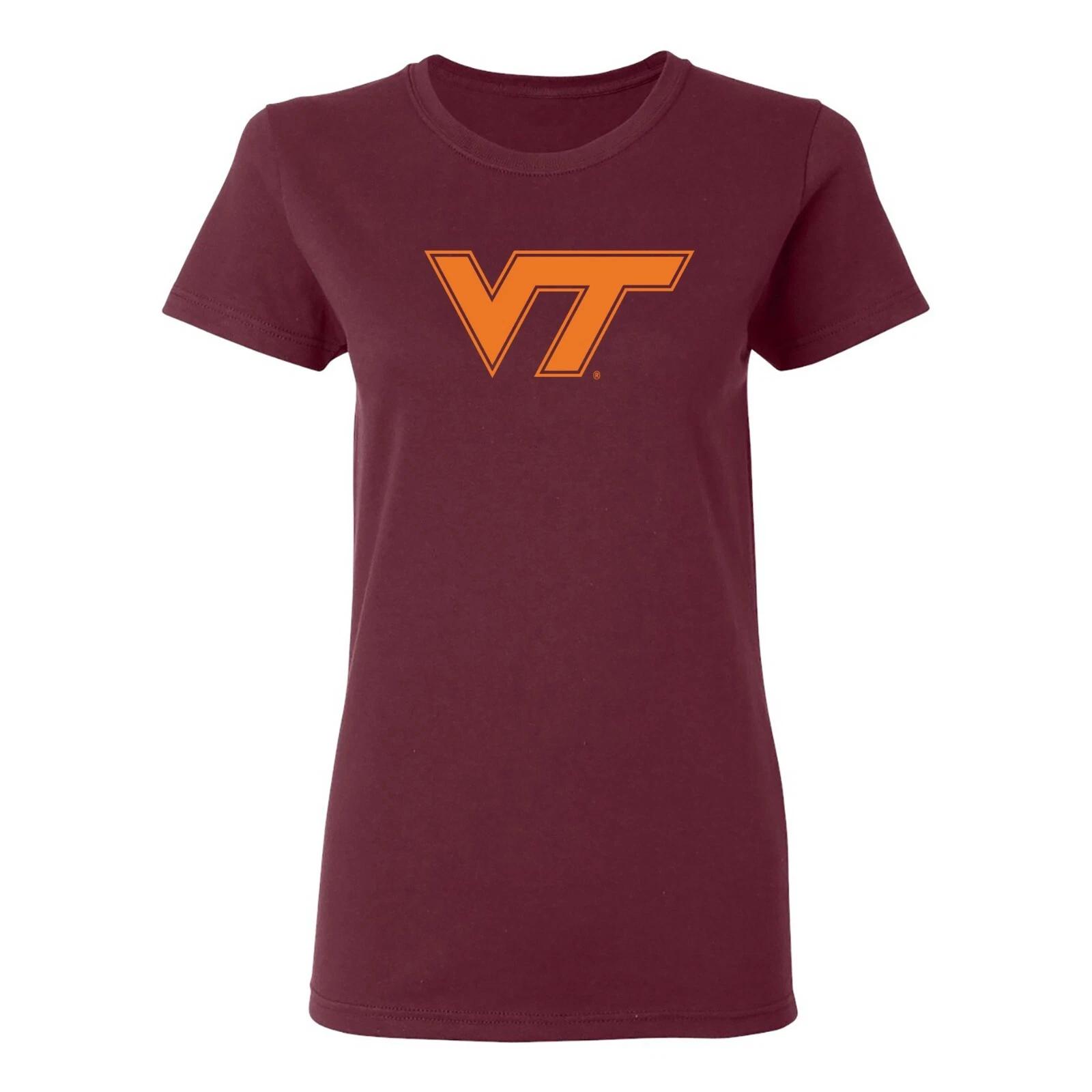 Virginia Tech Primary Logo Womens T-Shirt - Maroon M