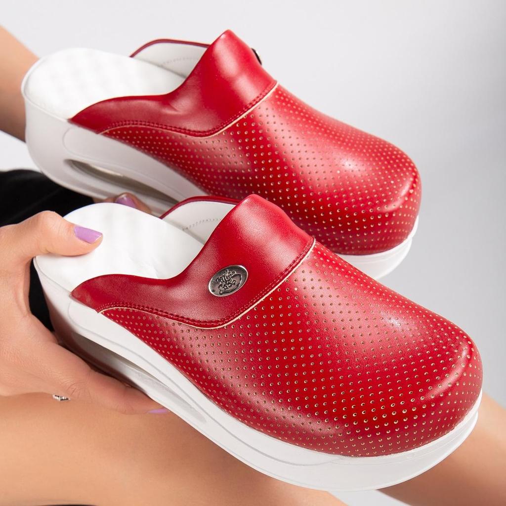 Ortopedické dámské zdravotní dřeváky - protiskluzové, pohodlné