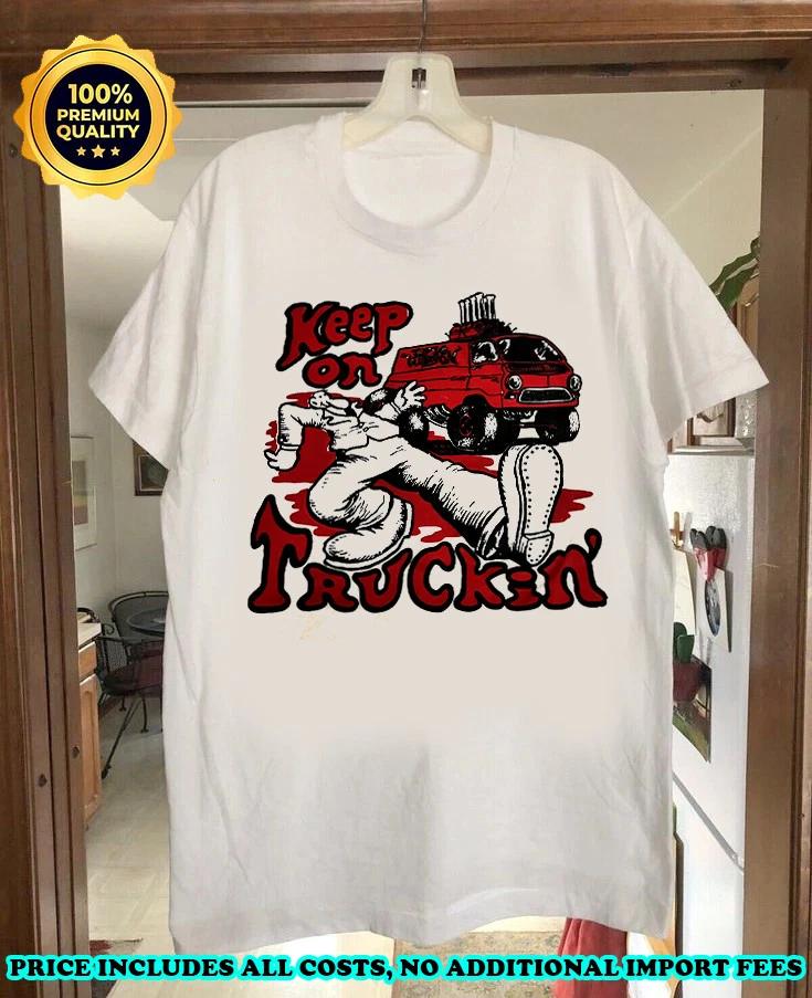 Vintage Keep on Truckin Robert Crumb T-shirt All Size S to 5XL L