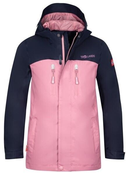 

Куртка Trollkids Nusfjord rain jacket pink blue 104