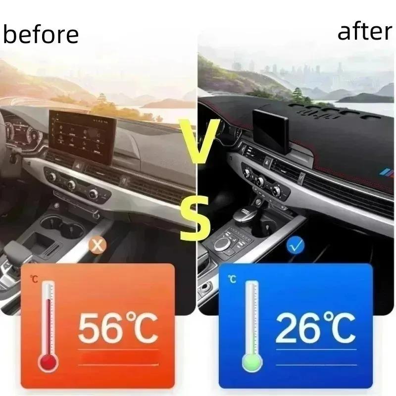 FOR Geely EMGRAND -2025 Car Dash Mat Dashmat Dashboard Mat Cover Sun Shade Dash Board Cover Carpet Accessories