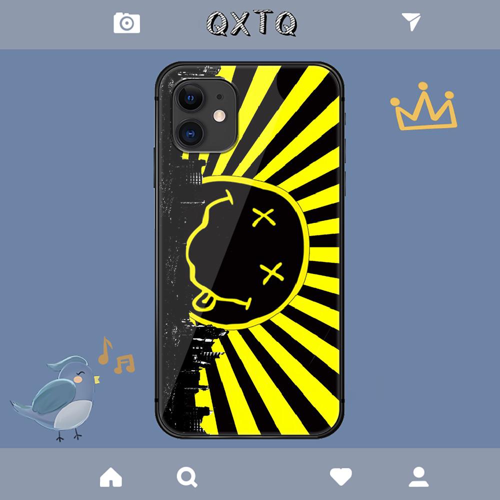 N Nirvana Banda de Rock Funda Para iPhone Samsung Galaxy Redmi Note S 17 16 15 14 13 20 24 25 54 Pro Max Ultra Fe Cubierta de Vidrio Templado