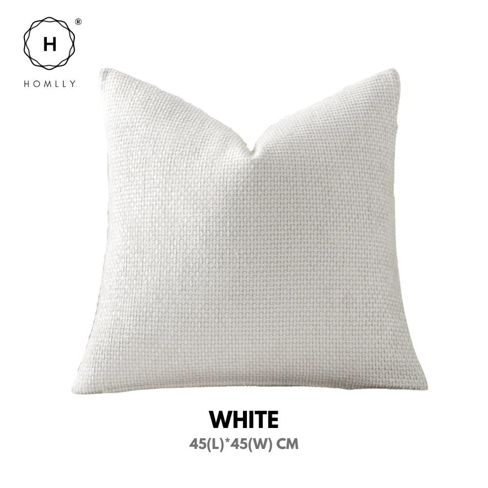 HOMLLY Sadii Teksturowana Poszewka na Poduszkę Dekoracyjną z Chenille (45 x 45 cm) X2SZT