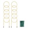 QX2E 2pcs Plant Stakes Support For Climbing Vine And Fragile Stem In Garden Balcony