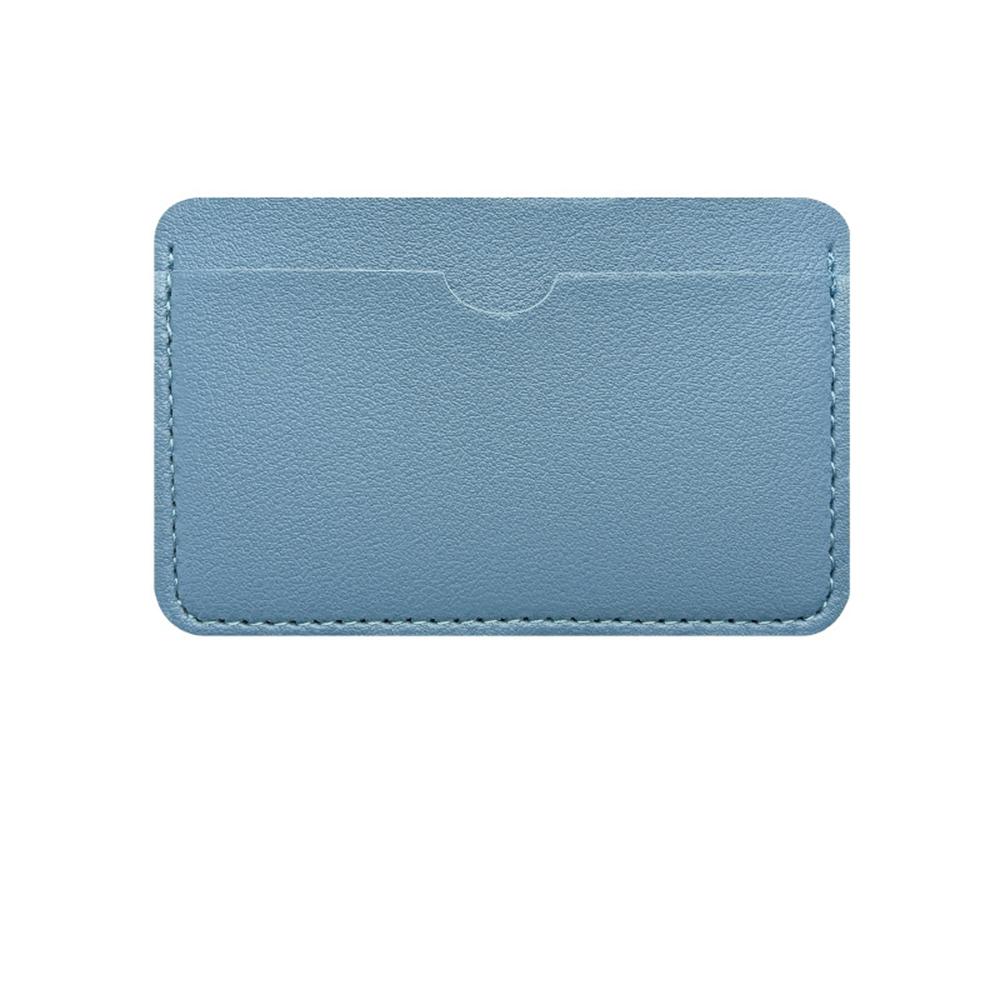 Credit Card Case Portable Bank Card Holder Pu Leather Card Holder Compact Id Badge Protector For Backpacks Bank Cards Credit