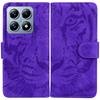 For Xiaomi 14T Case Tiger Imprint Leather Wallet Phone Cover