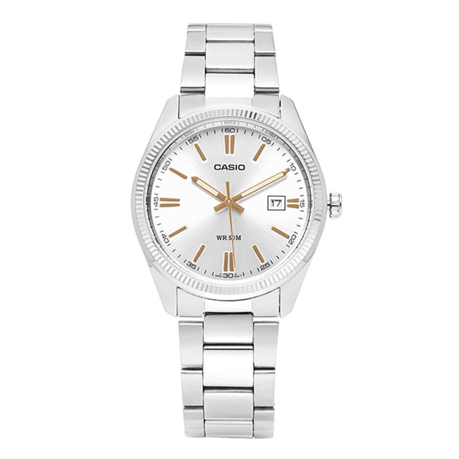 [Casio] MTP-1302D-7A2VDF (МТП-1302Д-7А2) Аналоговые мужские металлические часы Suneung для студентов
