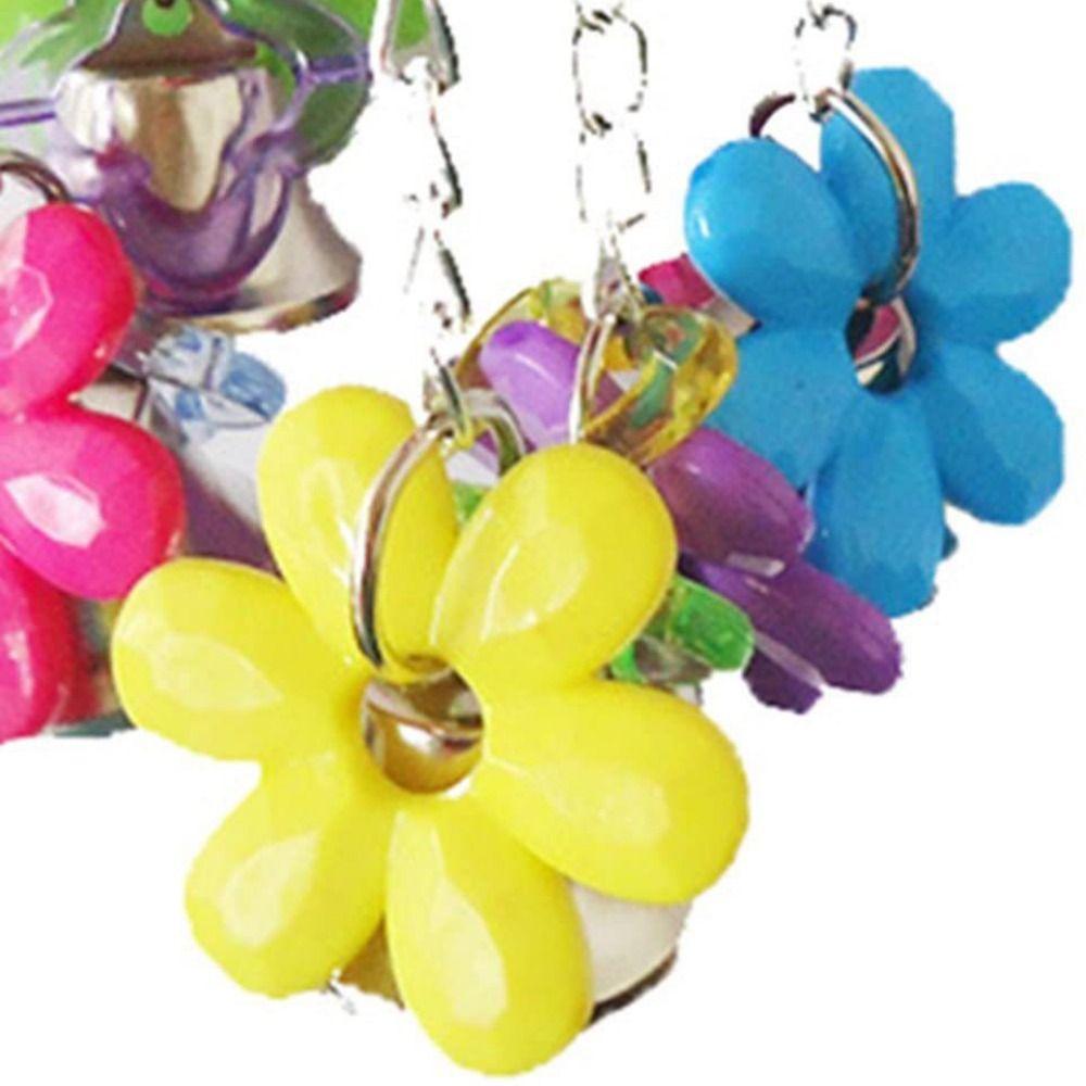 Bell for Budgie Parakeet Bird Accessories Parrot Chew Toy Bird Cage Hanging Toys Hollow Ball Toy