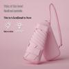 New Macaron Color Five-Fold Ultra-Light Sun Protection Compact Mini Umbrella with Buckle Handle