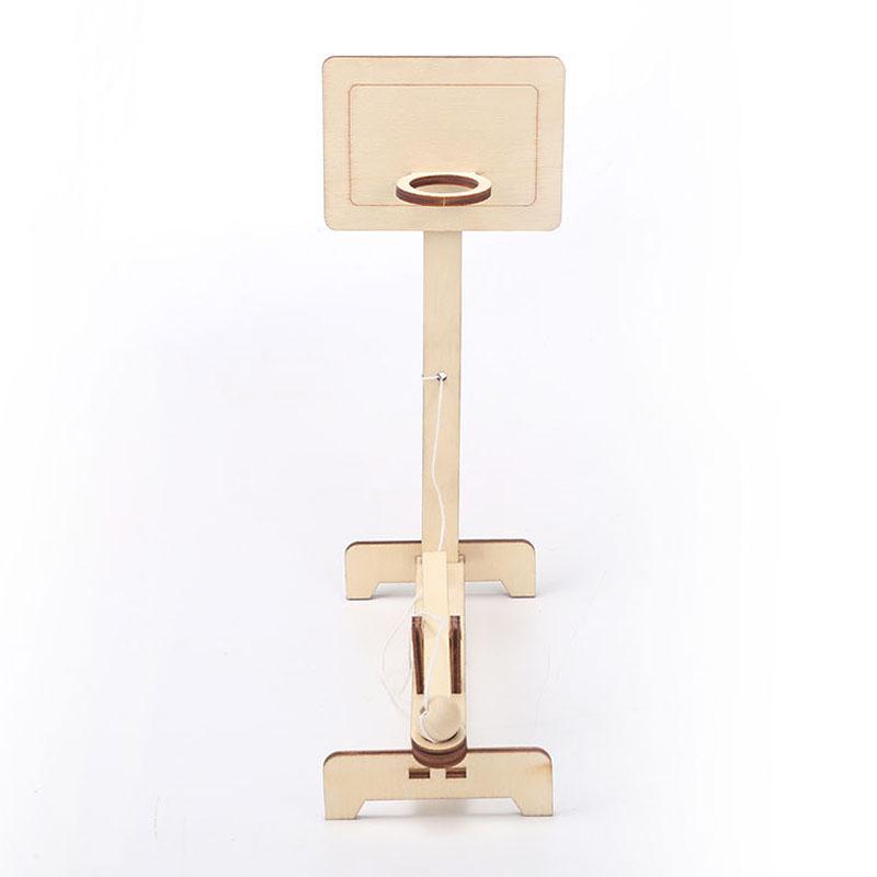 Throw Basket Implement Pupil Diy Teaching Aids Shooter Science And Technology Small Inventions Children Maker Stem Toys