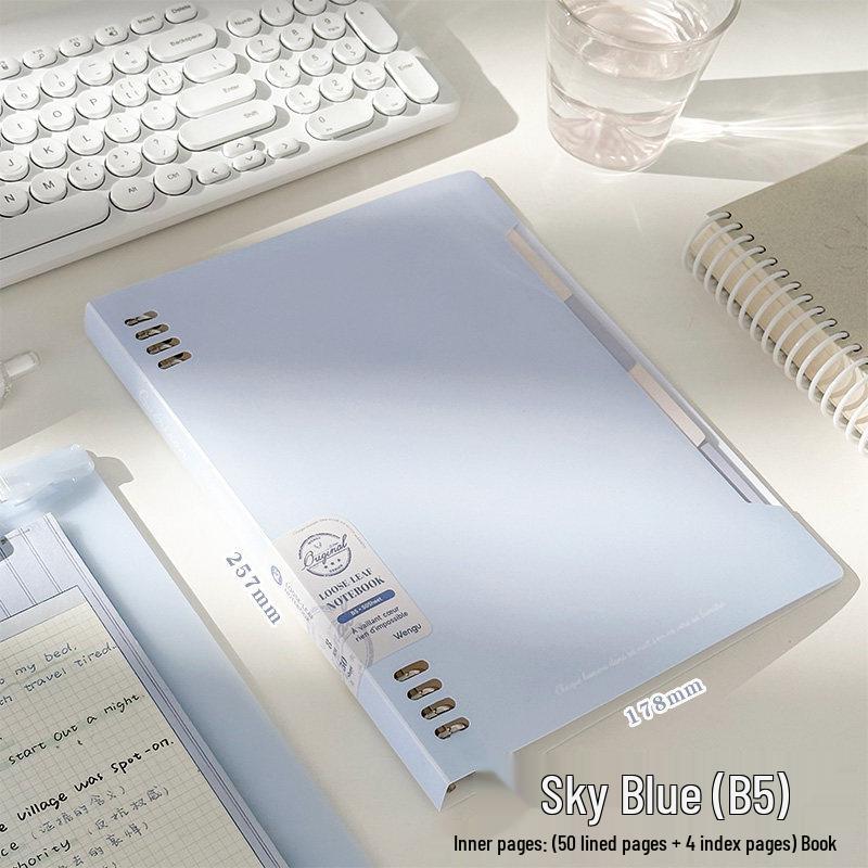 Detachable, High-Quality Loose-Leaf Notebook for Students and Graduates - Perfect for Back-to-School and Error Logging.