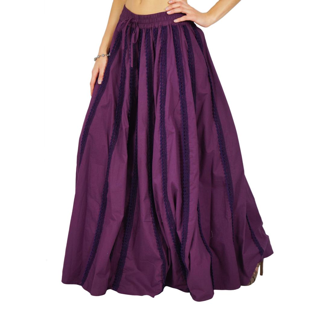 Phagun Saia de algodão para roupas, saia longa, maxi resort wear, feminina