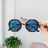 New Fashion Kids Sunglasses Boys Girls Vintage Polygon Colored Glasses Children Cute Kids Black Irregular Sunglasses UV400