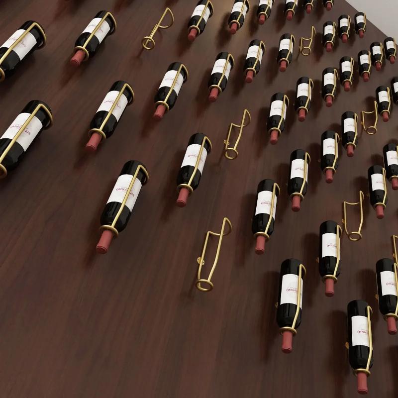 Wall-Mounted Wine Rack European Style Creativity Champagne Beer Wine Showing Stand Home Bar Chateau Decoration Accessories