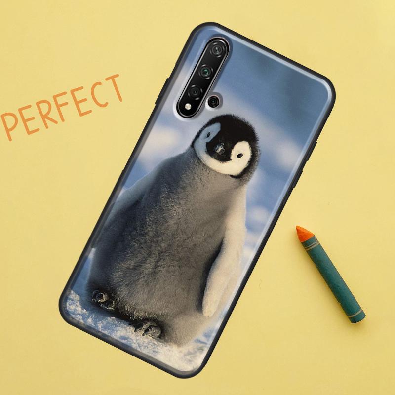 Penguin Snow Arctic Cute Animal For Huawei Nova Y91 Y70 Y72 Y73 Y60 Y90 Y61 8i 7i 11i 12i 12s 9 10 SE P20 P30 P40 Lite Case