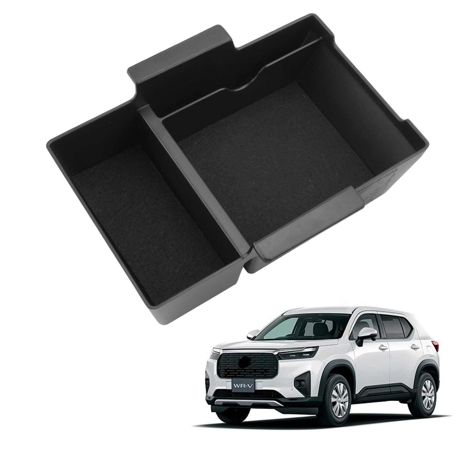

HUAHAO Console Box for Honda DG Center Console Storage Console ABS Interior Custom Parts WR-V Series, Box, Two-Tier Storage, Tray, WR-V Accessories,