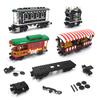 City Train Building Blocks DIY Modified Accessories, Creative MOC Assembly Track Train Carriage Expansion Set, Base, Wheel Parts