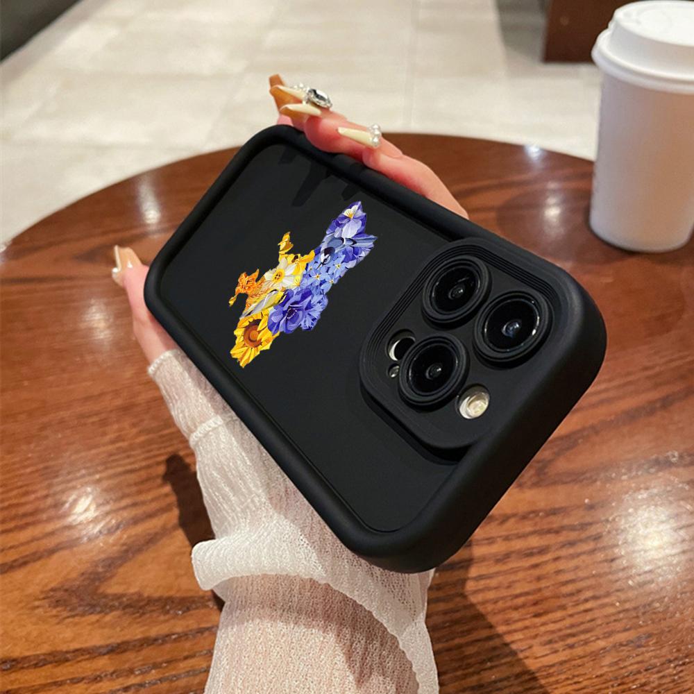 N99 Map Dove Design Soft Angel Eyes Phone Cases for iPhone 16 15 14 13 11 Pro Max 8 7 6s Plus 12 Mini XR XS Max SE Shockproof Cover