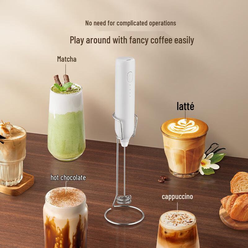 Lilang Electric Handheld Milk Frother Set