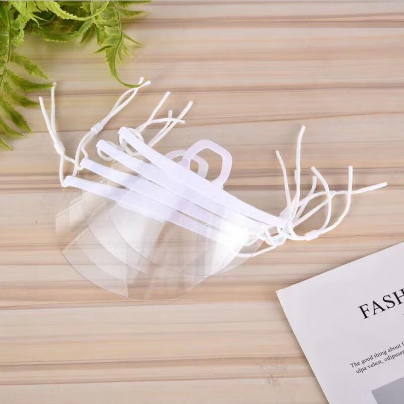 Einweg Transparente Plastik-Gesichtsmaske (50er Pack)