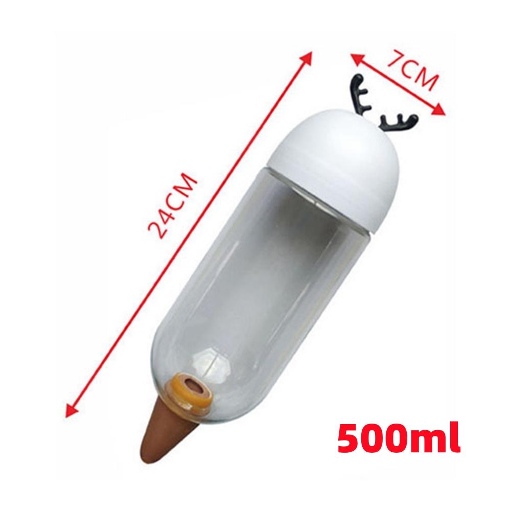 Plant Self-Watering Device 500ml Automatic Watering Transparent Plastic Plant Water Bulb Home Garden Drip Irrigation System Tool