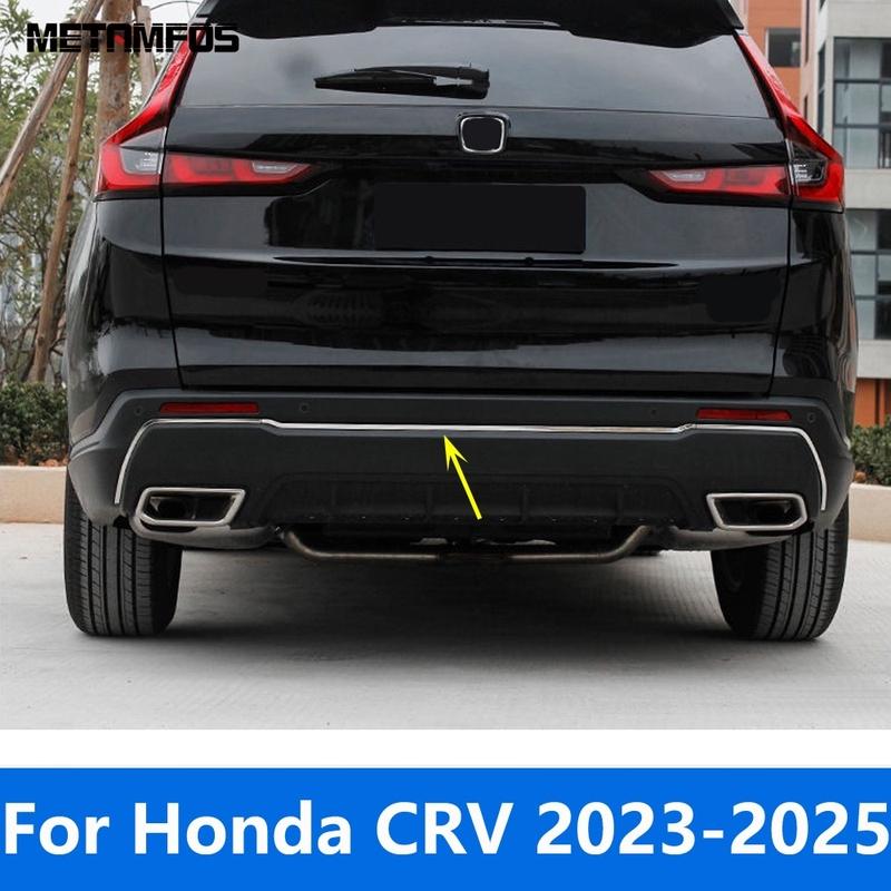 For Honda CR-V CRV  2024 2025 Rear Bumper Lip Trim Body Kit Spoiler Splitter Diffuser Protector Accessories Car Styling