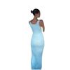 2024 Fashion Sexy U-Neck Slimming Bodycon Sequin Sleeveless Dress