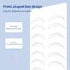 Semi-permanent Wild Line Eyebrow Tattoo Practice Skin Beginner Embroidery Silicone Simulated Eye Brow Training Skin Tattoo Tools