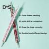 5PCS Nail Dotting Pen Art Kit Dual Head DIY Nail Embossing Tool for Transfer Tracing Paper Nail Design Tools for Nail Art