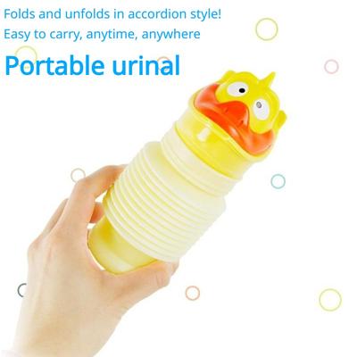 Kinder Niedliches Notfall-Urinal Tragbares Urinal Tragbare Cartoon-Mobile Toilette für Unisex Jungen Mädchen für Reisen Camping Outdoor