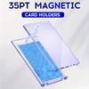 5/10 Magnetic Card Holder 35pt One Touch Card Holder U-V Protectors Hard Plastic for Trading Cards Magnet Baseball Cards Holder