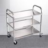 Commercial Stainless Steel 3-Tier Utility Cart
