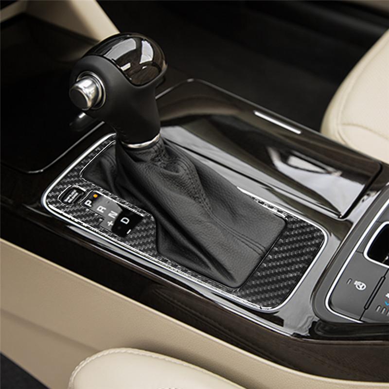 For Kia Cadenza 2014-2016 Auto Styling Accessories Car Interior Decoration Protection Carbon Fiber Sticker