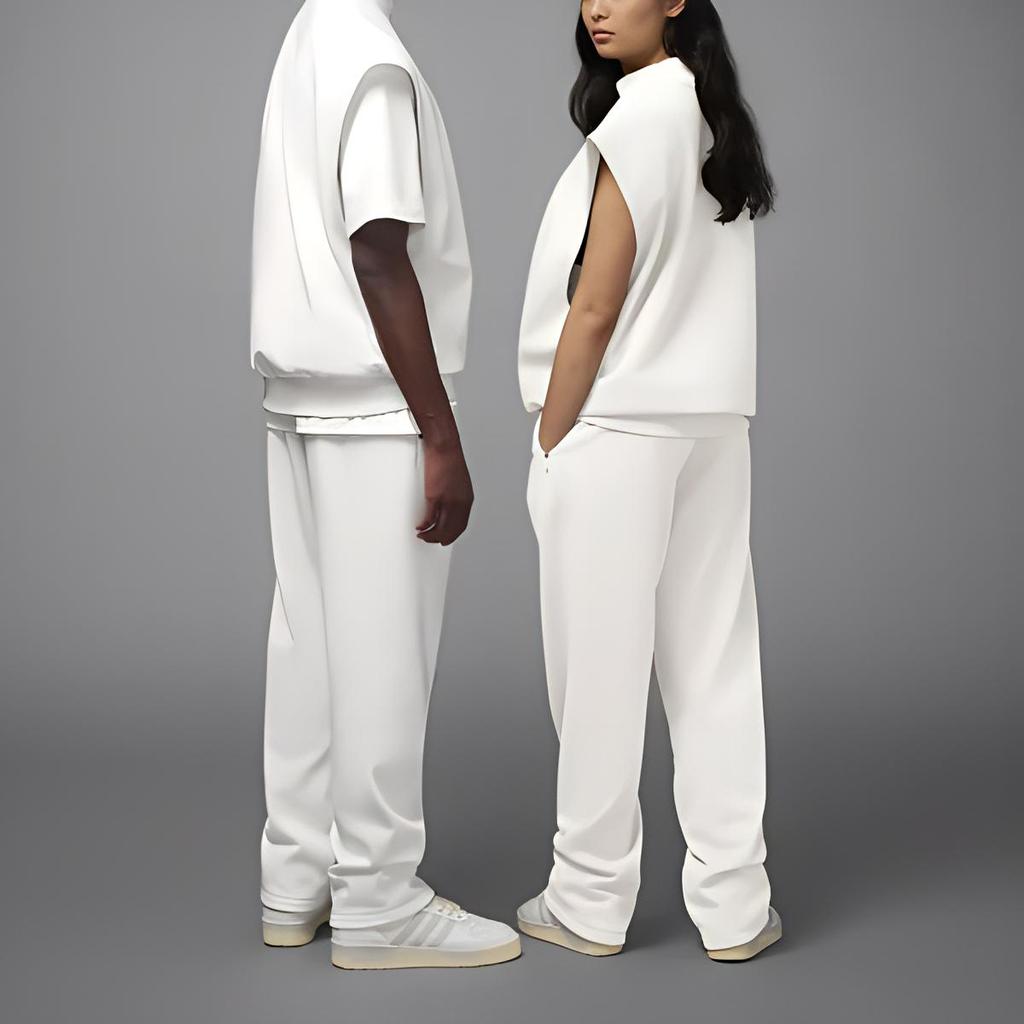 Adidas T Shirts Unisex White Half Turtleneck Moderate IA3417-