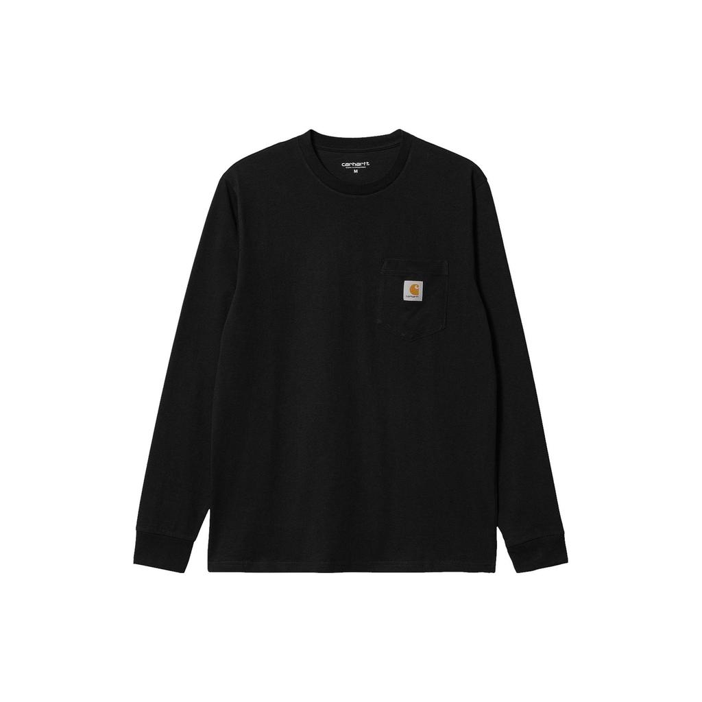 Carhartt WIP Long Sleeve Pocket T-Shirt Black Men Streetwear I03043789XX