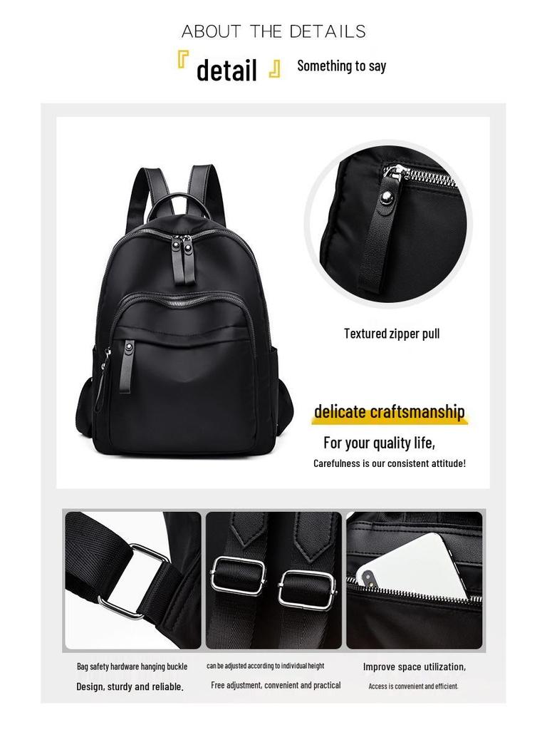 Women's Trendy Oxford Cloth Commuter Backpack 2025 - Versatile Korean Style for Office and Travel