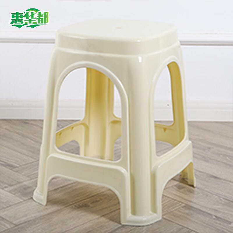 HUIHUADU Thickened Anti-Slip Plastic Stool