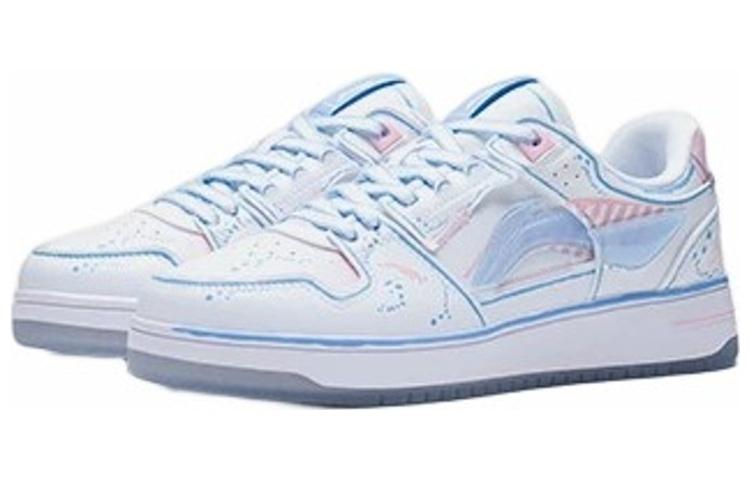 Li Ning Tianji Slip Resistant, Lightweight, And Breathable Height Increasing Low Top Skateboard Shoes Women's White AGCS200-1